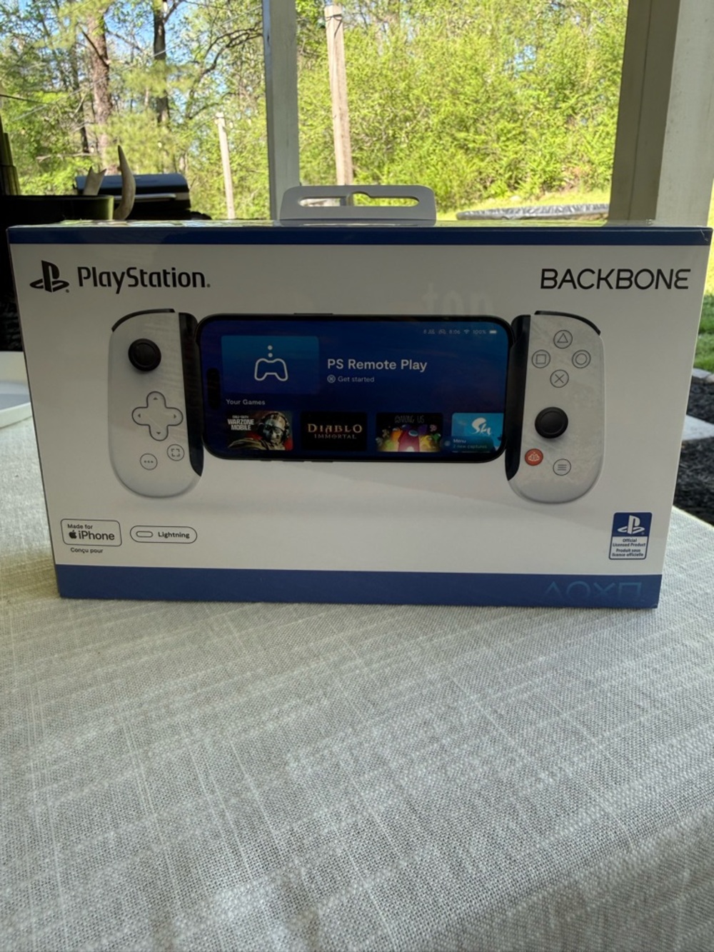 Sony Backbone Mobile Controller for iPhone (iPhone 14 and lower)- White